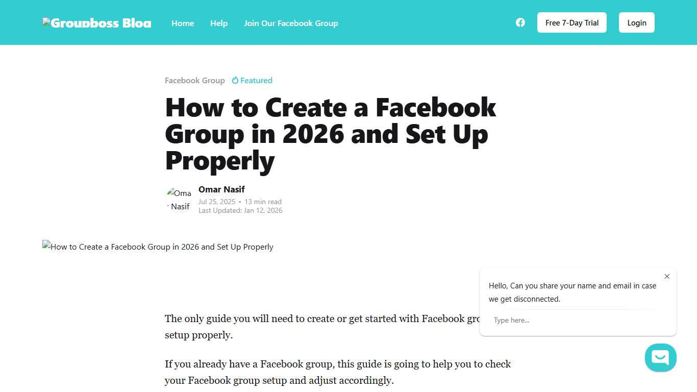 How to Create Facebook Group In 2026 And Set Up Properly